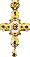 Крест наперсный с украшениями латунный - A344-1