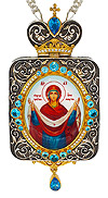 Панагия - А1381 с иконой Покрова Пресв. Богородицы
