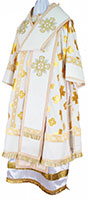 Архиерейское облачение из шёлка Ш4 (белый/золото)