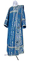 Диаконское облачение из парчи ПГ4 (синий/серебро)