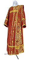 Диаконское облачение из парчи ПГ4 (красный/золото)