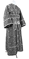 Иподиаконское облачение из парчи П (чёрный/серебро)