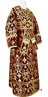Иподиаконское облачение из парчи ПГ1 (бордовый/золото)