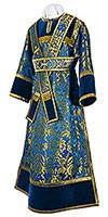 Иподиаконское облачение из парчи ПГ3 (синий/золото)