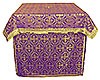 Облачение на престол из парчи ПГ1 (фиолетовый/золото)
