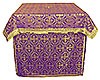Облачение на престол из парчи ПГ2 (фиолетовый/золото)