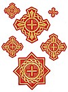 Набор вышитых крестов "Донец"