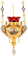 Церковная лампада №2 (с иконой)