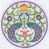 Медальон с павлинами-2