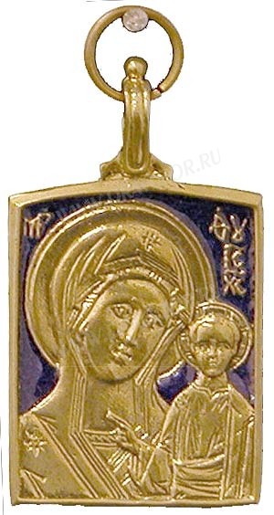 Нательный образок:Икона Пресв. Богородицы Казанская