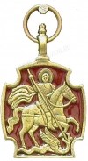 Православный нательный образок: Св. Великомученик Георгий Победоносец -5
