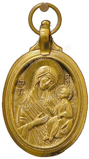Нательный образок: Икона Пресв. Богородицы Иверская
