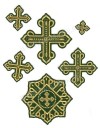 Набор вышитых крестов "Ровно"