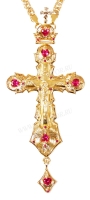 Крест иерейский "Наградной" с позолотой