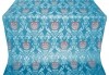 Парча "Павловская роза" (синяя/серебро)