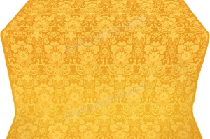 Шёлк "Глоксиния" (жёлтый/золото)