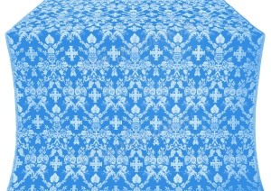 Парча "Феврония" (синяя/серебро)