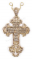 Крест наперсный № 0-326 (латунь, обратная сторона)