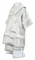 Облачение архиерейское - парча ПГ1 "Милет" (белое-серебро), обиходная отделка