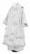 Облачение архиерейское - парча ПГ1 "Каппадокия" (белое-серебро), обиходная отделка