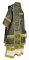 Облачение архиерейское - парча ПГ2 "Малая Лигурия" (чёрное-золото), обиходная отделка, вид сзади