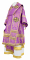 Облачение архиерейское - парча ПГ2 "Малая Лигурия" (фиолетовое-золото), обиходная отделка