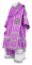 Облачение архиерейское - парча ПГ2 "Малая Лигурия" (фиолетовое-серебро), обиходная отделка