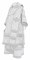 Облачение архиерейское - парча ПГ2 "Малая Лигурия" (белое-серебро), обиходная отделка