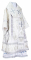 Облачение архиерейское - парча ПГ3 "Греческий виноград" (белое-серебро), обиходная отделка
