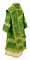 Облачение архиерейское - шёлк Ш3 "Феофания" (зелёное-золото) (вид сзади), обиходные кресты
