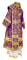 Облачение архиерейское - шёлк Ш3 "Алания" (фиолетовое-золото) вид сзади, обиходная отделка