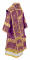 Облачение архиерейское - шёлк Ш3 "Феофания" (фиолетовое-золото) вид сзади, обиходная отделка