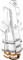 Облачение архиерейское - немецкий натуральный бархат (белое-серебро) вид сзади, обиходная отделка