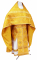 Русское архиерейское облачение - парча П "Каппадокия" (жёлтое-золото) вид сзади, соборная отделка