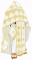 Русское архиерейское облачение - парча П "Коломна" (белое-золото), обиходная отделка