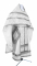Русское архиерейское облачение - парча П "Венец" (белое-серебро), обыденная отделка
