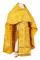 Русское архиерейское облачение - парча ПГ1 "Каппадокия" (жёлтое-золото), обиходная отделка