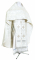 Русское архиерейское облачение - парча ПГ1 "Убрус" (белое-серебро), обиходная отделка