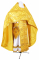 Русское архиерейское облачение - парча ПГ2 "Новгородский крест" (жёлтое-золото), обиходная отделка
