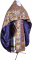 Русское архиерейское облачение - парча ПГ2 "Леонил" (фиолетовое-золото), обиходная отделка