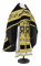 Русское архиерейское облачение - парча ПГ5 "Тарс" (чёрное-золото), соборная отделка