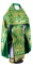 Русское архиерейское облачение - парча ПГ5 "Елеонский букет" (зелёное-золото), соборная отделка