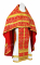 Русское архиерейское облачение - шёлк Ш2 "Любава" (красное-золото), обыденная отделка