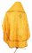 Русское архиерейское облачение - шёлк Ш4 "Дон" (жёлтое-золото) вид сзади, обиходные кресты