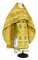 Русское архиерейское облачение - шёлк Ш4 "Феврония" (чёрное-золото), обиходная отделка