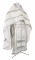 Русское архиерейское облачение - шёлк Ш4 "Подольск" (белое-серебро), обыденная отделка