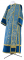 Дьяконское облачение - парча П "Посад" (синее-золото), обиходные кресты