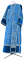 Дьяконское облачение - парча П "Посад" (синее-серебро), обиходные кресты