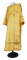 Дьяконское облачение - парча П "Старо-греческая" (жёлтое-золото), греческий орарь, обыденная отделка
