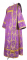 Дьяконское облачение - парча П "Виноград" (фиолетовое-золото), обиходные кресты